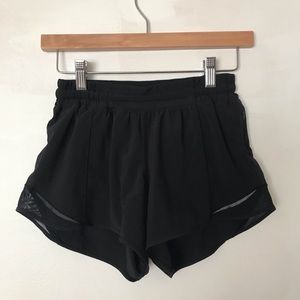 Lululemon Black Hottie Hot Shorts II
